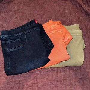 3 pairs SPANX Jean-Ish Women's Skinny Jeans - size 3x